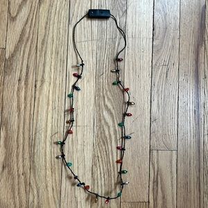 Christmas light necklace